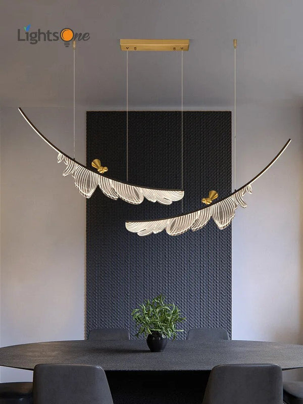 Lustre Cuivre Italien Moderne