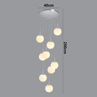 Suspension luminaire nordique pour éclairer l'intérieur de votre escalier.