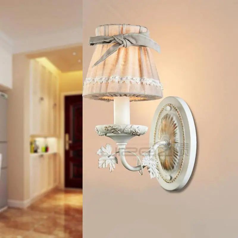 Applique murale LED "Pastorale Américaine" avec Nœud Décoration Nordique