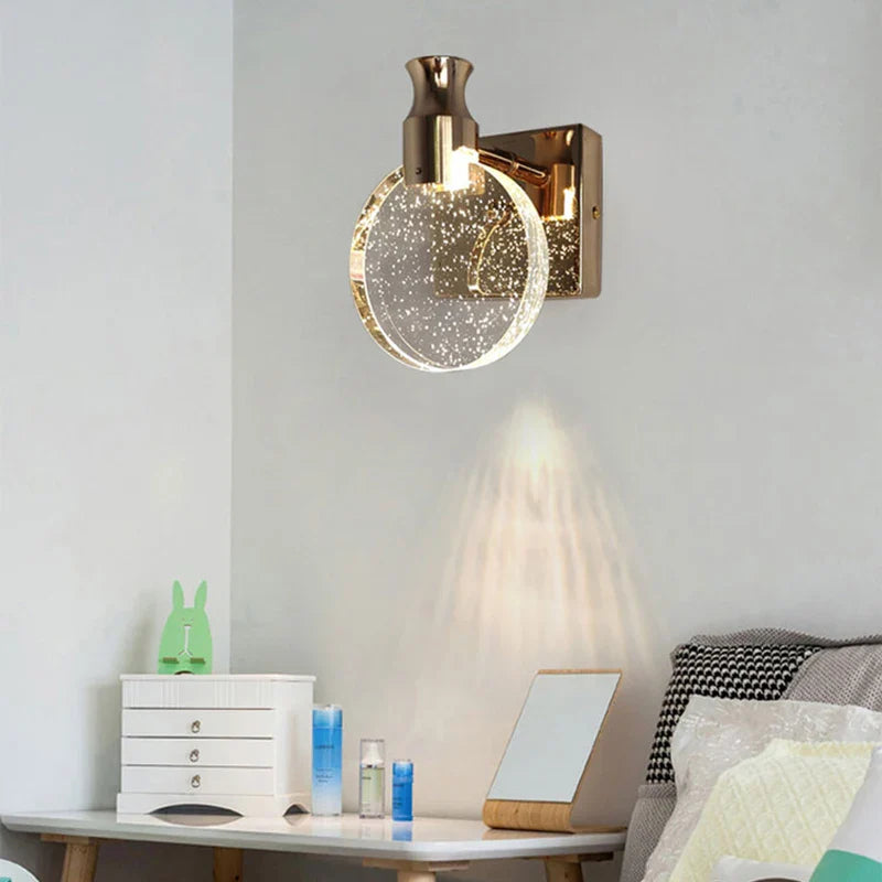 Applique murale LED nordique moderne en cristal - Luminis Design