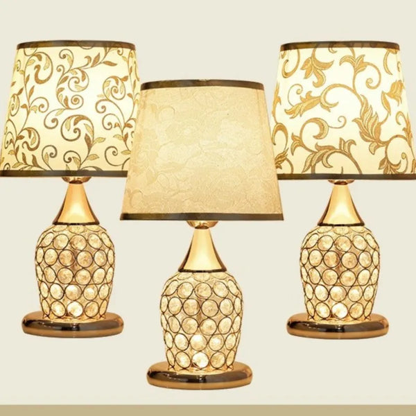 Lampe de Table en Cristal Européenne Chic