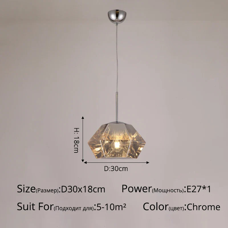 Lustre Nordique Moderne pour Bar Restaurant Café Créatif - Éclat Scandinave