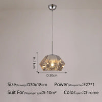 Lustre Nordique Moderne pour Bar Restaurant Café Créatif - Éclat Scandinave