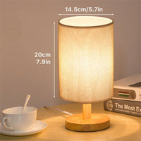 Lampe de chevet en bois - édition lanterne