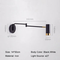 Appliques Murales LED Modernes avec Interrupteur Tactile Réglable