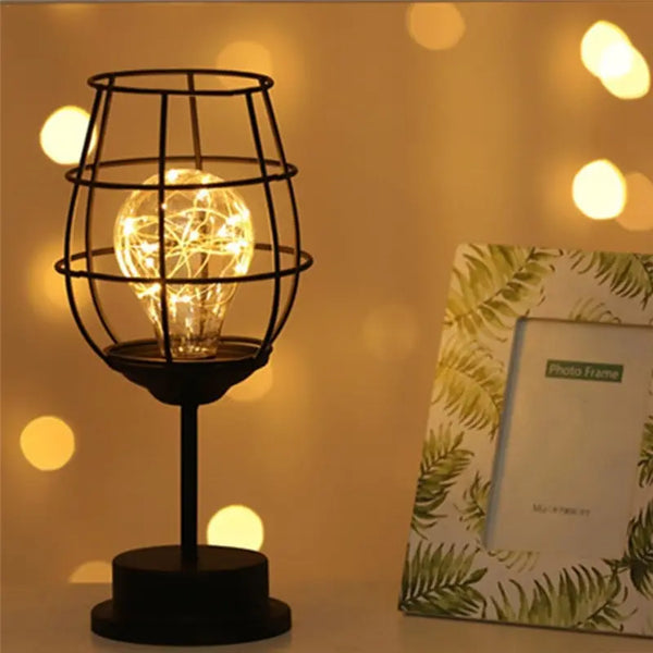 Lampe de table LED rétro-chic