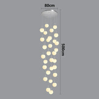 Suspension luminaire nordique pour éclairer l'intérieur de votre escalier.