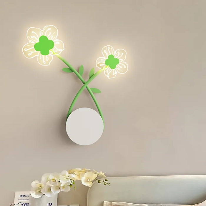 Applique murale LED "Green Leaf"