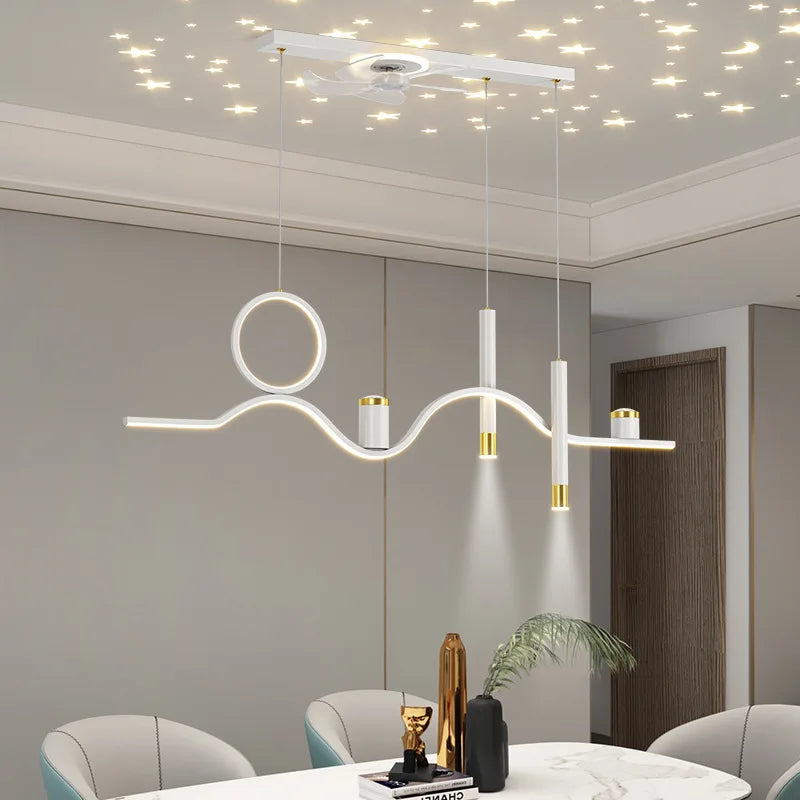 Plafonnier LED Nordique à Couleur Changeante