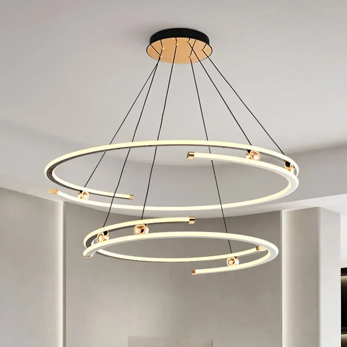 Lustre Suspendu LED Moderne pour Décoration Intérieure