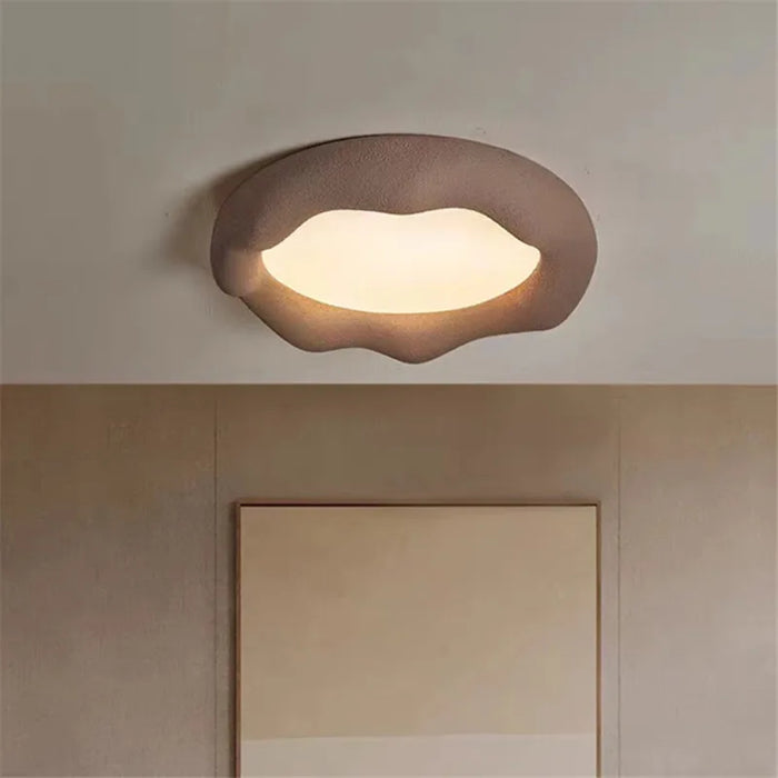 Plafonnier nordique Wabi Sabi Nuage Lumière Style Minimaliste - Résine de Qualité