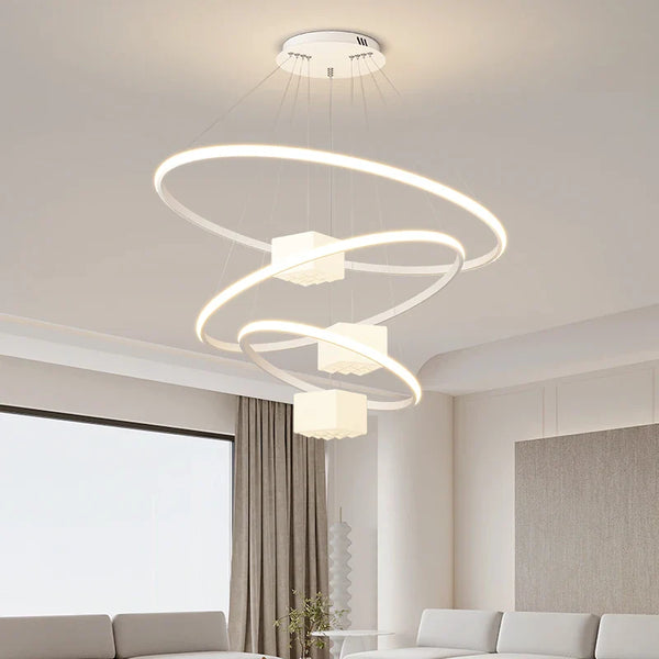 Lustre LED Moderne pour un Éclairage Intérieur Décoratif
