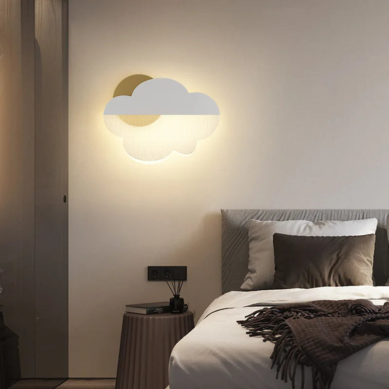 Applique murale LED Nuage en Acrylique pour Chambre d'Enfant