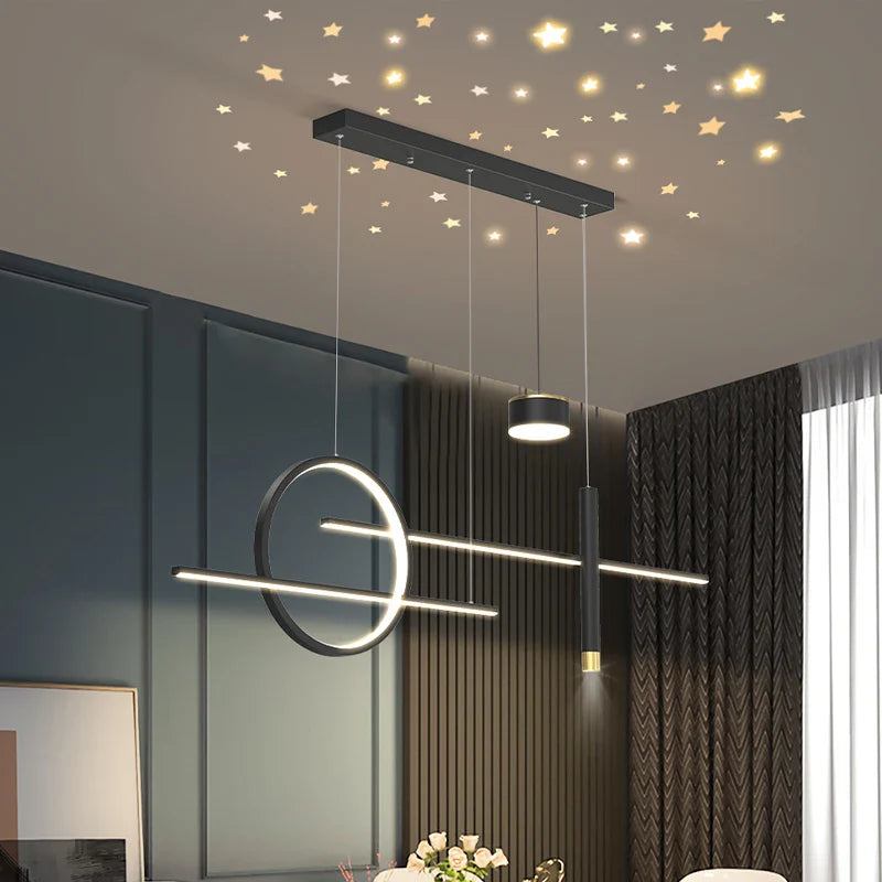 Style Nordique : Suspension LED Luminaire Abajur