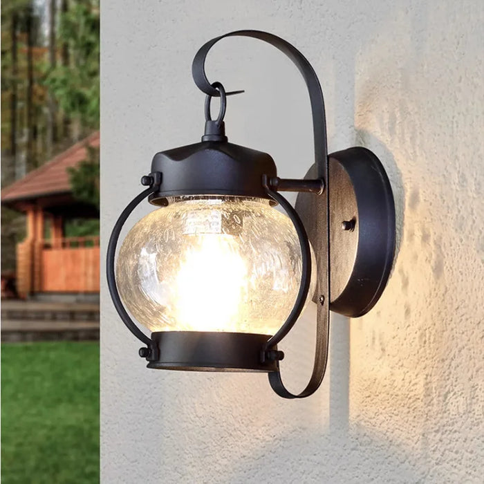 Applique murale rétro américaine imperméable - Parfaite pour illuminer votre extérieur!