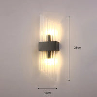 Applique Murale LED Dorée de Luxe