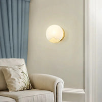 Applique murale nordique minimaliste en marbre - Design scandinave