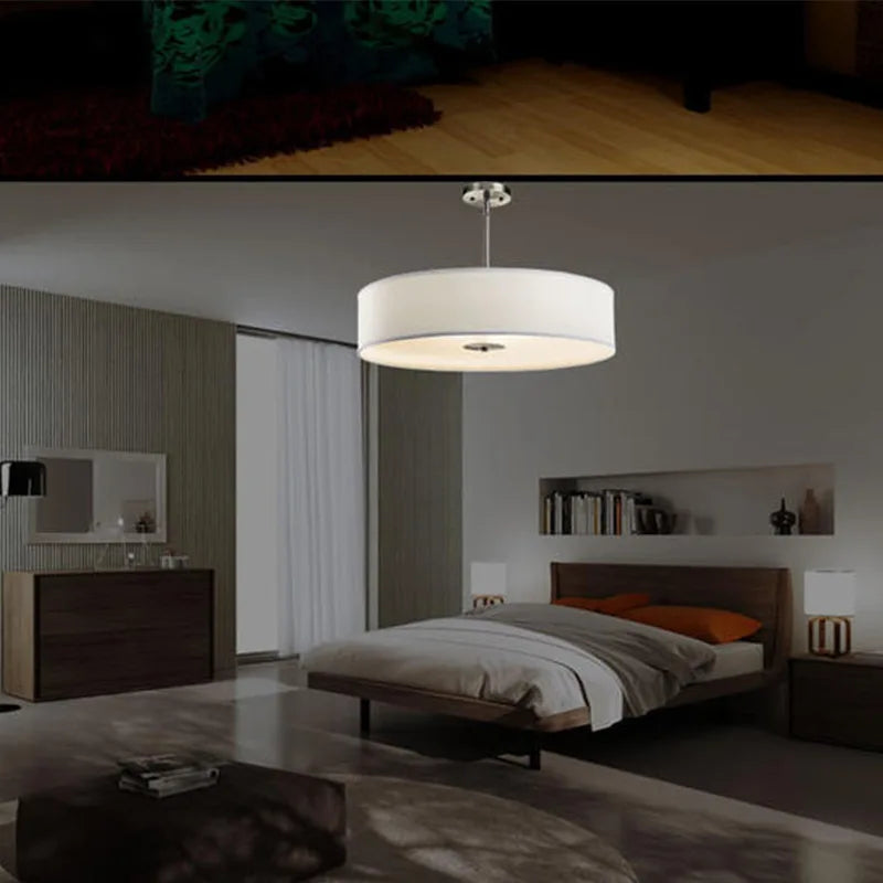 Lustre LED Nordique Moderne Circulaire
