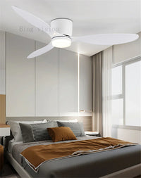 Nouveau Ventilateur de Plafond LED Nordique avec Télécommande - Qualité Haut de Gamme
