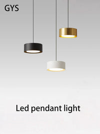 GYSLUX Suspension LED Panneau Rond Suspendu Downlight