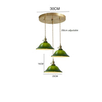 Lampe Suspension Verre et Cuivre LED Edison Vintage