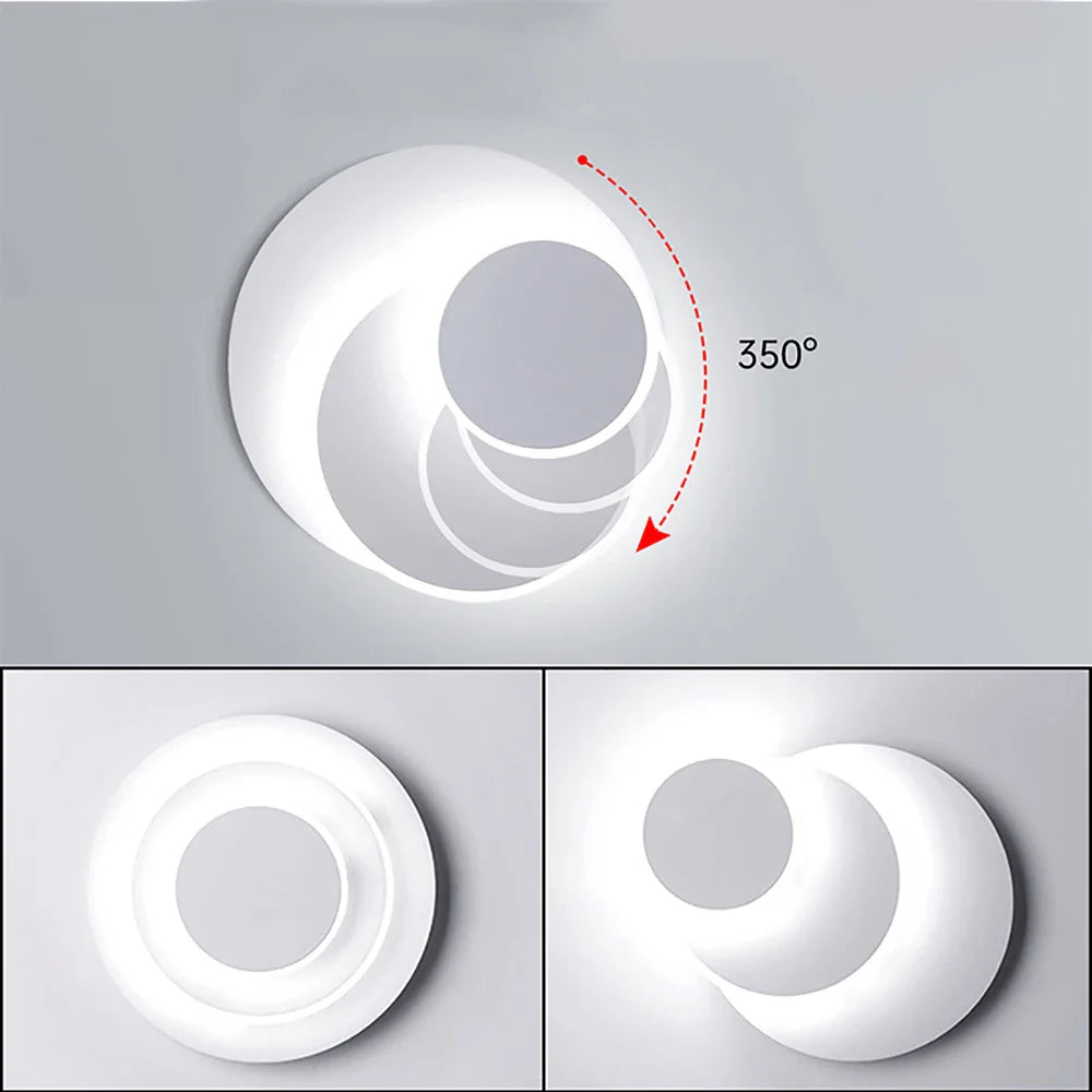 Applique murale LED Rotatif Design