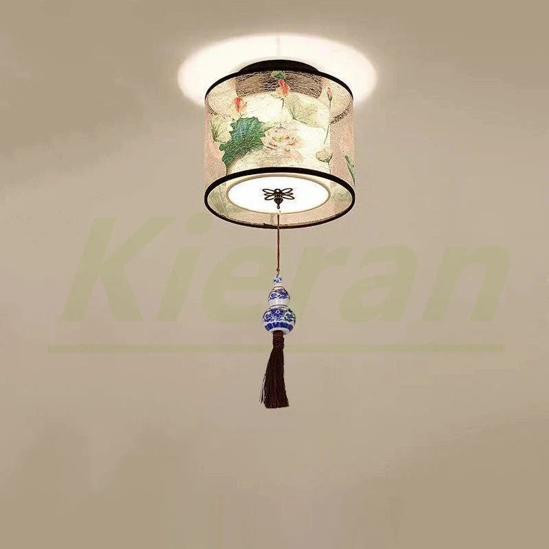 Plafonnier LED Moderne Lotus Oiseau pour Hôtel KTV