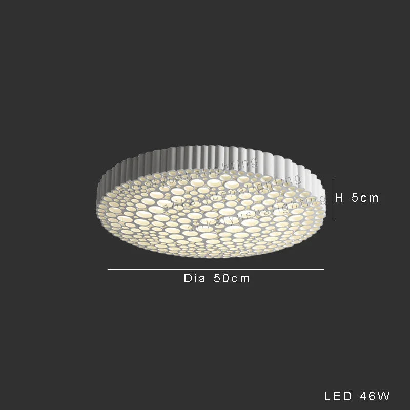 Plafonnier LED Hive : Minimaliste, Créatif et Élégant