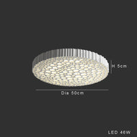 Plafonnier LED Hive : Minimaliste, Créatif et Élégant