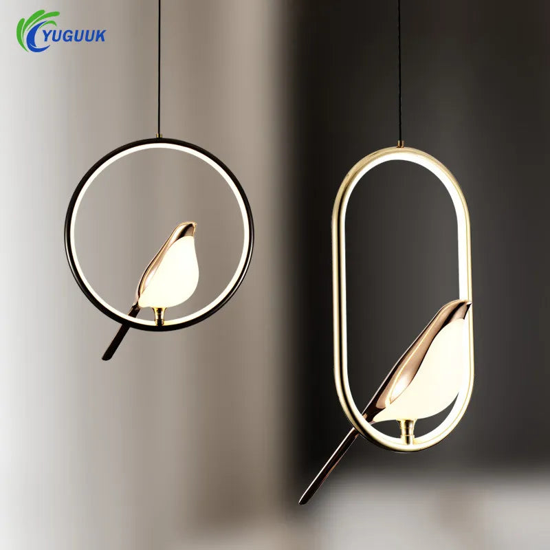 Suspension luminaire Nordique Créatif LED "Luxury Glow"
