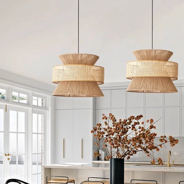 Suspension Sabi Wabi - Rotin Cannelle Chinois