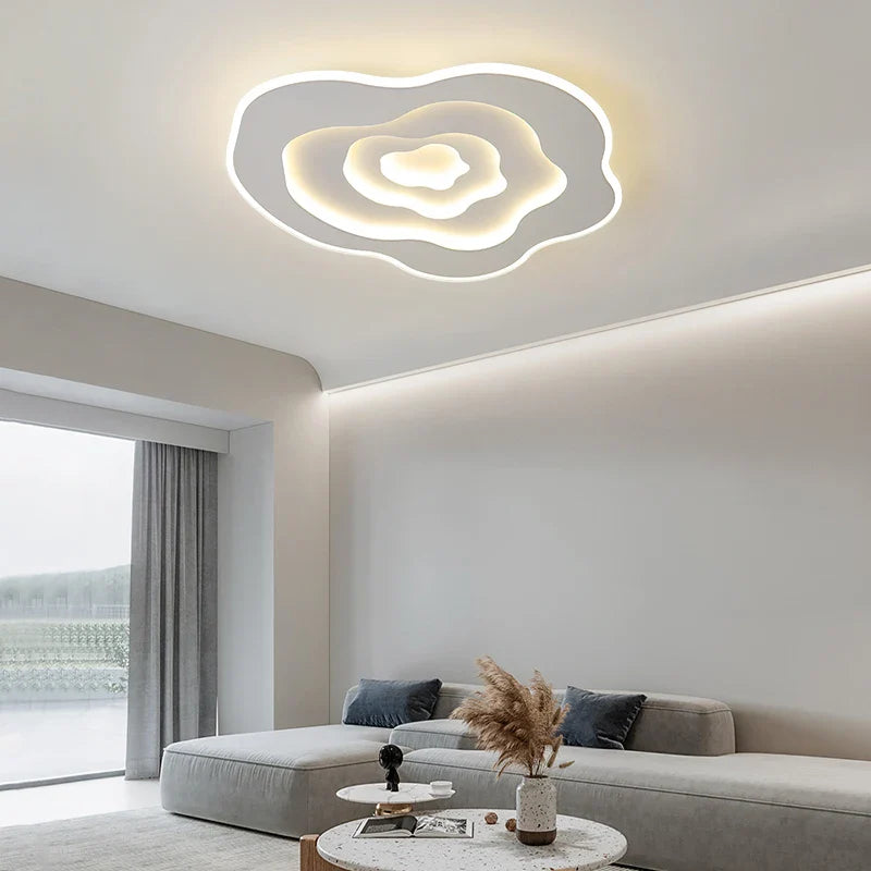 Plafonnier LED Nordique Minimaliste pour une Atmosphère Romantique