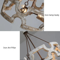 Lustre en bois RusticTouch