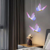 Lustre Papillon LED Moderne pour Chambre à Coucher et Salle à Manger