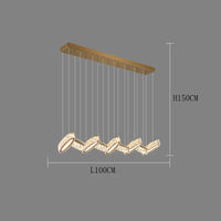 Lustre de maison moderne: Éclairage de plafond LED en cristal