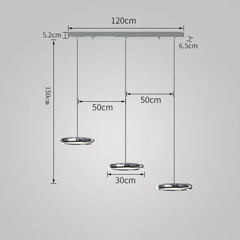 Suspension LED décoratif LED éclairage intérieur moderne