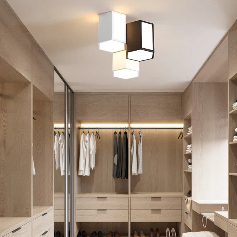 Plafonnier LED Géométrique Créatif