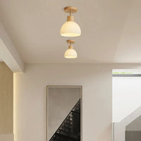 Plafonnier LED Nordico en Bois et Verre