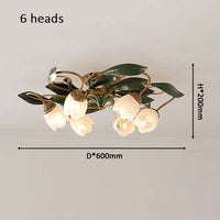 Plafonnier Floral Vintage Français