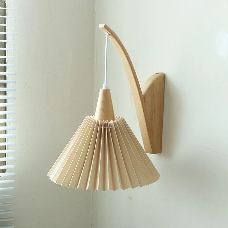 Applique plissée en bois de qualité supérieure
