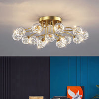 Lustre LED Moderne en Fer pour un Loft Élégant