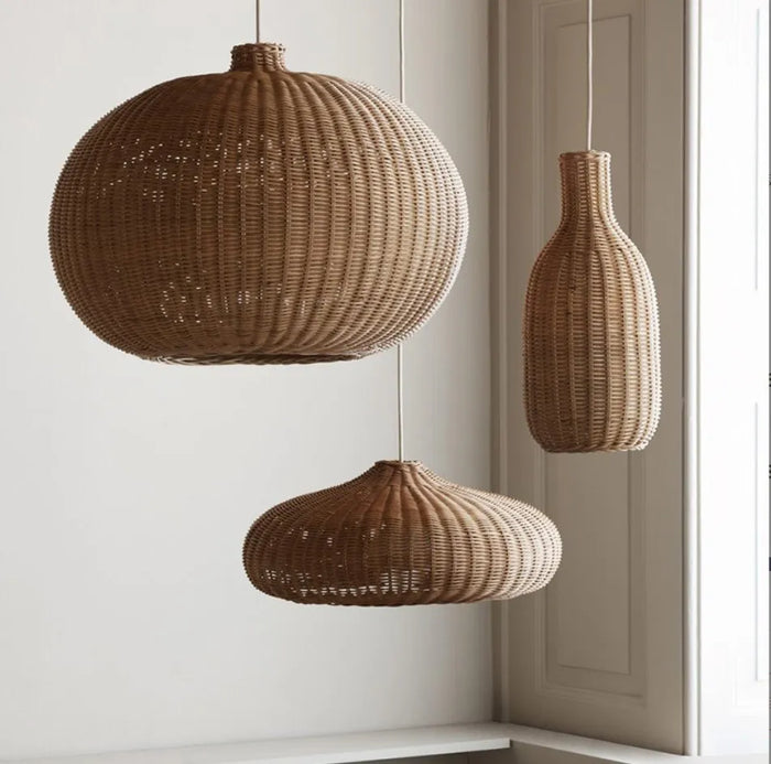 Suspension Village Rotin Style Chinois