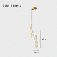 Suspension Spirale Luxe: Abat-jour Moderne, Câble Long