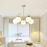 Lustre LED à la française pour une décoration intérieure.
