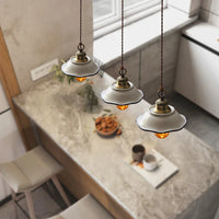 Suspension LED en céramique contemporaine minimaliste