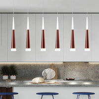 Suspension lumineuse pour cuisine et salle à manger - Collection Nordique Long Tube