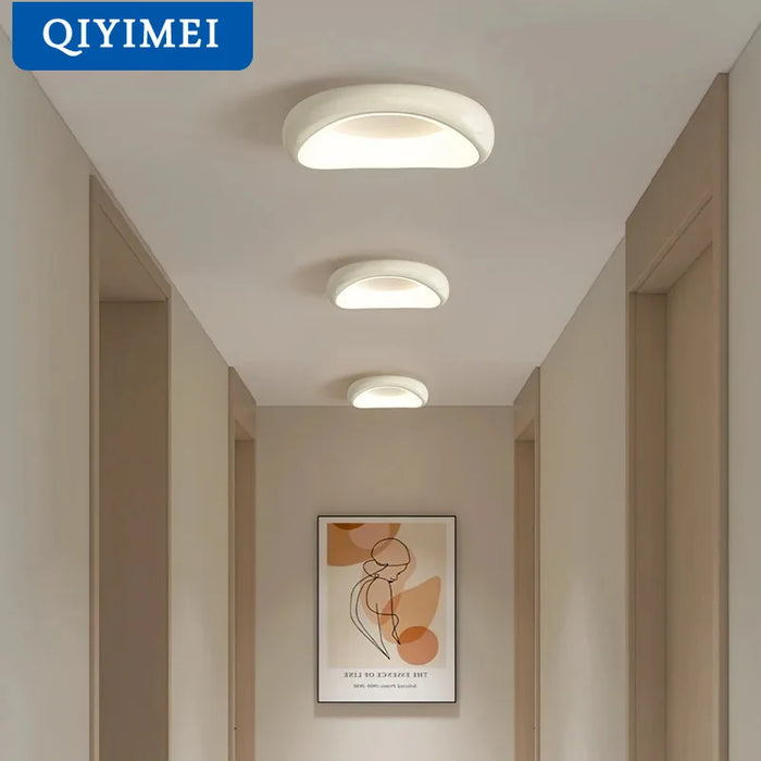 Plafonnier LED moderne rond pour éclairage domestique à montage en surface