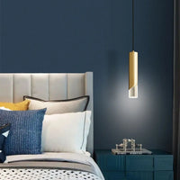 Lustre LED Minimaliste Luxueux en Fer et Cristal