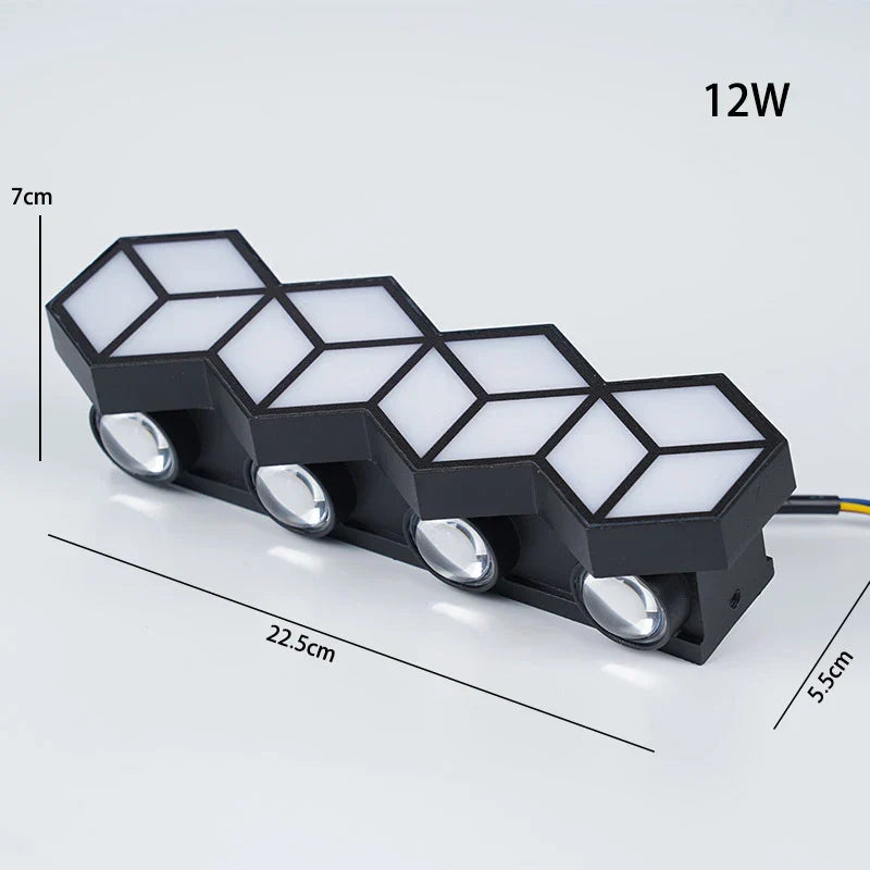 Applique Murale LED Moderne pour Usage Intérieur et Extérieur
