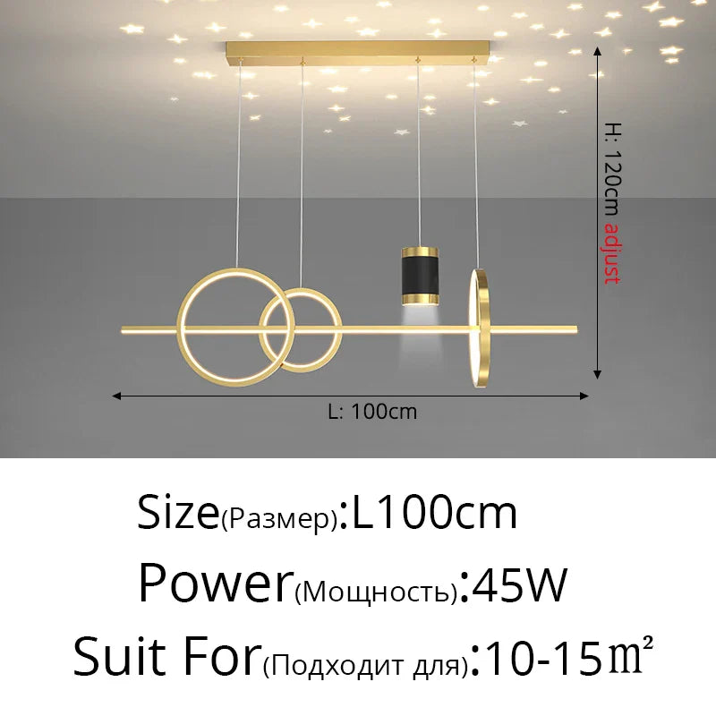 Style Nordique : Suspension LED Luminaire Abajur